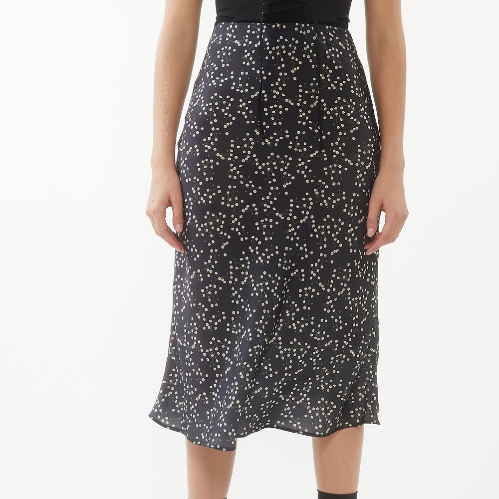 Urban Outfitters Rowan Slip Skirt